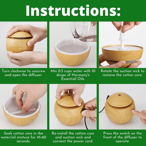 Nature’s Truth Ultrasonic Mini LED Color Changing Aroma Diffuser - Picture 3 of 9